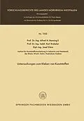 E-Book (pdf) Untersuchungen zum Kleben von Kunststoffen von Alfred Hermann Henning