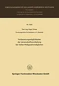 E-Book (pdf) Verbesserungsmöglichkeiten der Leinenschußverarbeitung bei hohen Webgeschwindigkeiten von Hugo Griese