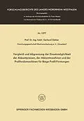 E-Book (pdf) Vergleich und Abgrenzung der Einsatzmöglichkeit der Abkantpressen, der Abkantmaschinen und der Profilwalzmaschinen für Biege-Profil-Formungen von Gerhard Oehler
