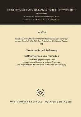 E-Book (pdf) Seßhaftwerden von Nomaden von Rolf Herzog
