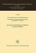 E-Book (pdf) Zur Frage der Verhütbarkeit von Kollisionen in der Binnenschiffahrt von Fritz Schröter