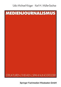 E-Book (pdf) Medienjournalismus von Karl H. Müller-Sachse