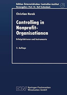 E-Book (pdf) Controlling in Nonprofit-Organisationen von Christian Horak