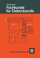 E-Book (pdf) Fachkunde für Elektroberufe von Wilhelm Hille, Otto Schneider