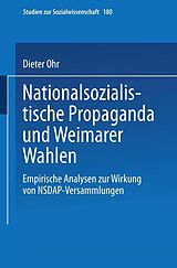 E-Book (pdf) Nationalsozialistische Propaganda und Weimarer Wahlen von Dieter Ohr