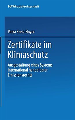 E-Book (pdf) Zertifikate im Klimaschutz von Petra Kreis-Hoyer