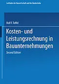 E-Book (pdf) Kosten- und Leistungsrechnung in Bauunternehmungen von Rolf F. Toffel