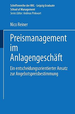 E-Book (pdf) Preismanagement im Anlagengeschäft von Nico Reiner