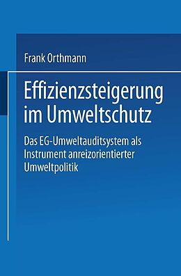 E-Book (pdf) Effizienzsteigerung im Umweltschutz von Frank Orthmann