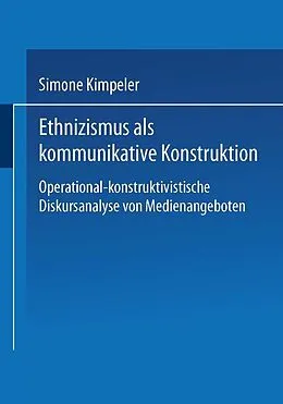 E-Book (pdf) Ethnizismus als kommunikative Konstruktion von Simone Kimpeler