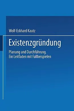 E-Book (pdf) Existenzgründung von Wolf-Eckhard Kautz