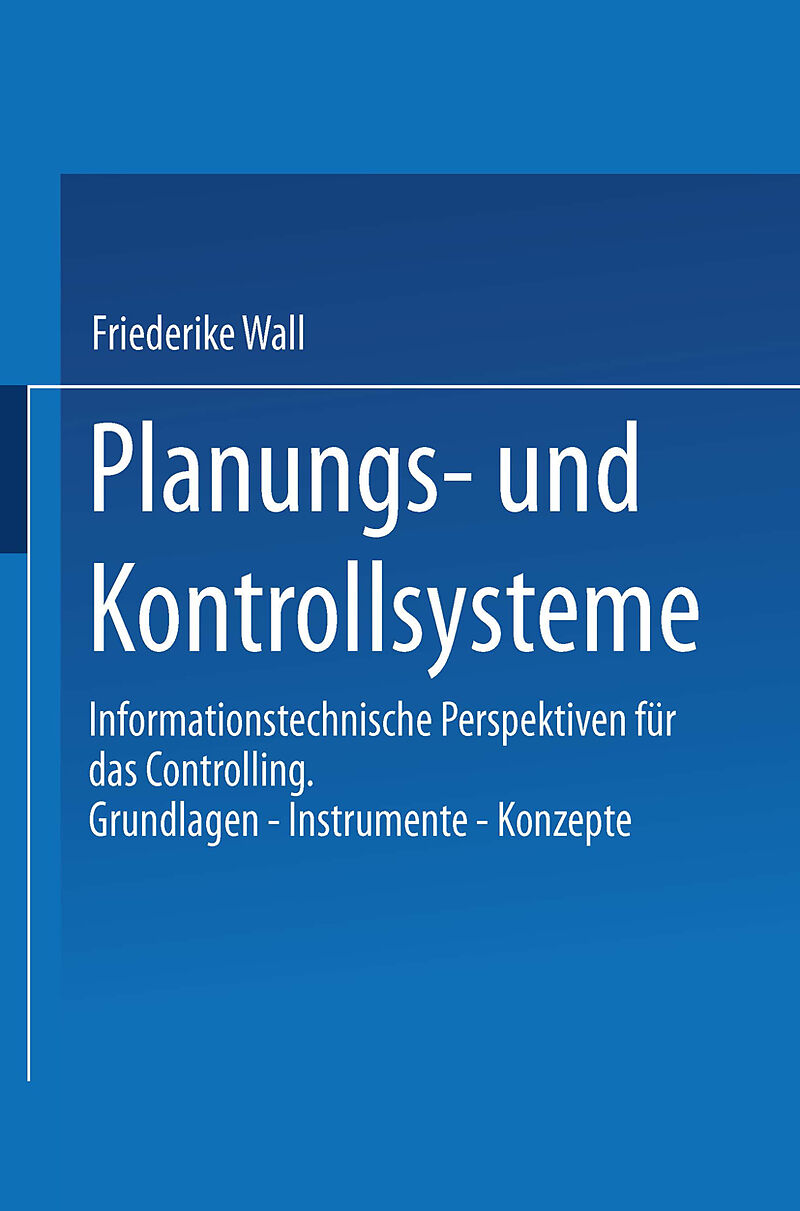 Planungs- und Kontrollsysteme