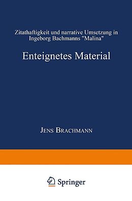 E-Book (pdf) Enteignetes Material von Jens Brachmann