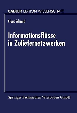 E-Book (pdf) Informationsflüsse in Zuliefernetzwerken von 