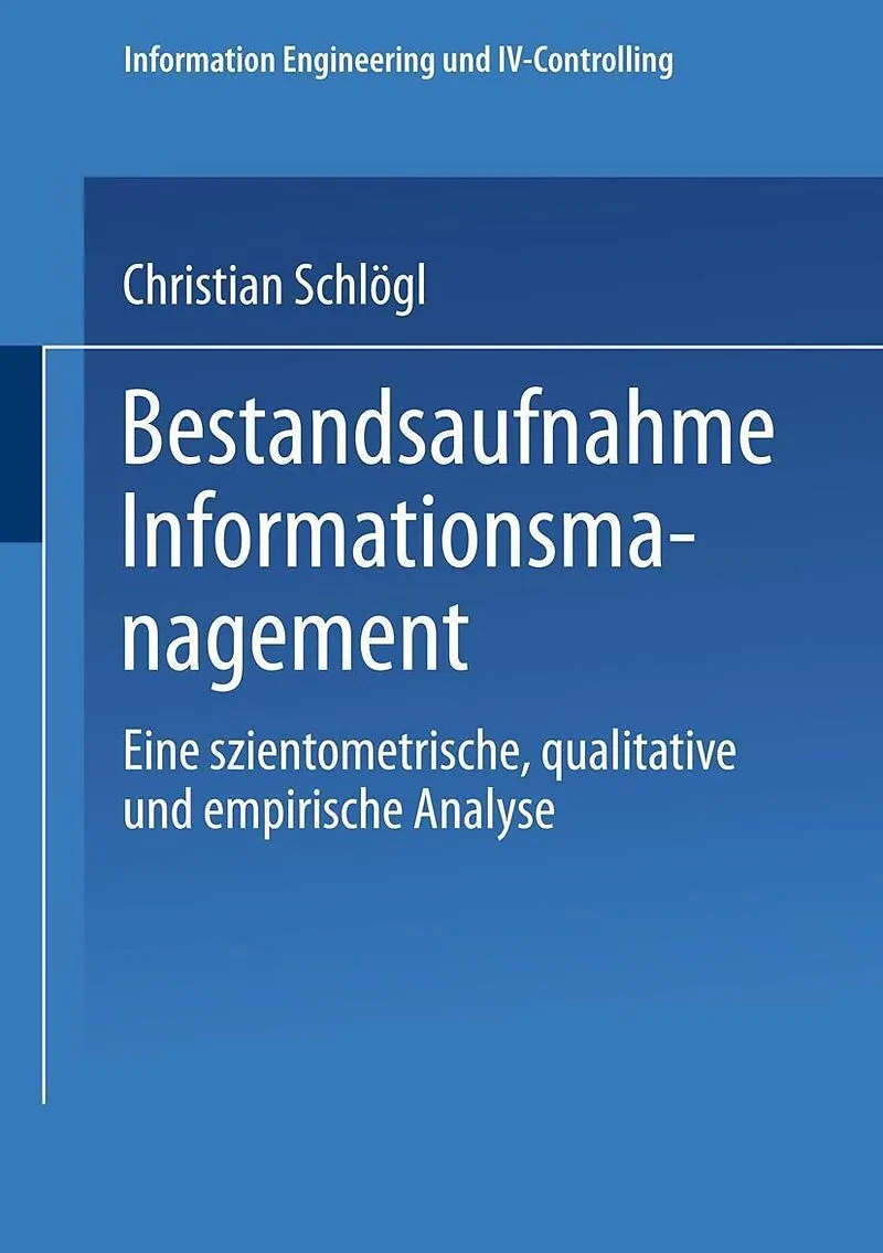 Bestandsaufnahme Informationsmanagement