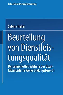 E-Book (pdf) Beurteilung von Dienstleistungsqualität von Sabine Haller