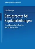 E-Book (pdf) Bezugsrechte bei Kapitalerhöhungen von Udo Terstege