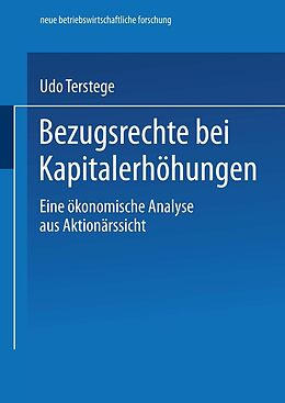 E-Book (pdf) Bezugsrechte bei Kapitalerhöhungen von Udo Terstege