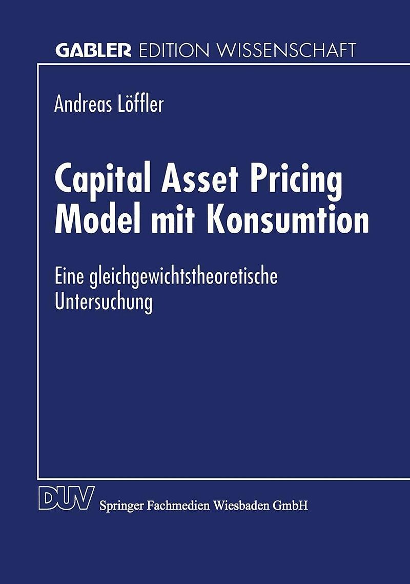 Capital Asset Pricing Model mit Konsumtion