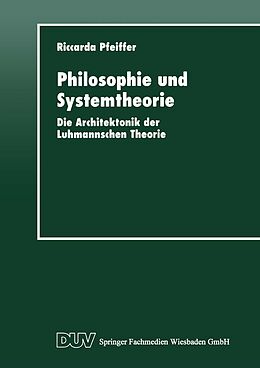 E-Book (pdf) Philosophie und Systemtheorie von 