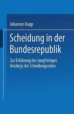 E-Book (pdf) Scheidung in der Bundesrepublik von Johannes Kopp