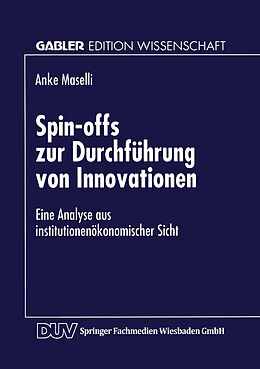 E-Book (pdf) Spin-offs zur Durchführung von Innovationen von 