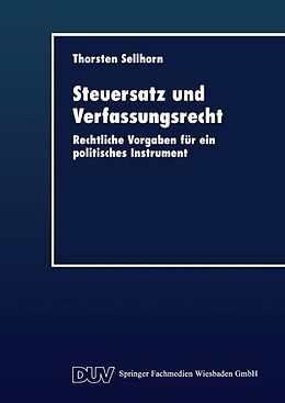 E-Book (pdf) Steuersatz und Verfassungsrecht von 