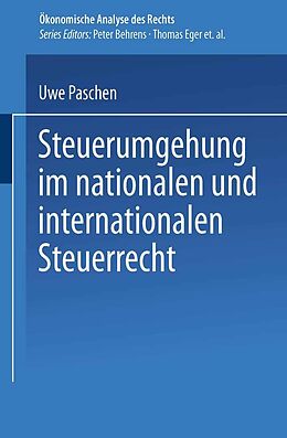 E-Book (pdf) Steuerumgehung im nationalen und internationalen Steuerrecht von Uwe Paschen