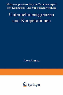 E-Book (pdf) Unternehmensgrenzen und Kooperationen von 