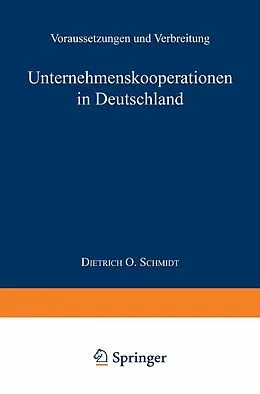 E-Book (pdf) Unternehmenskooperationen in Deutschland von Dietrich O. Schmidt