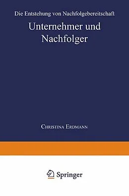 E-Book (pdf) Unternehmer und Nachfolger von Christina Erdmann
