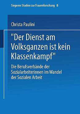 E-Book (pdf) Der Dienst am Volksganzen ist kein Klassenkampf von Christa Paulini