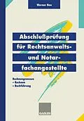 E-Book (pdf) Abschlußprüfung für Rechtsanwalts- und Notarfachangestellte von Werner Hau