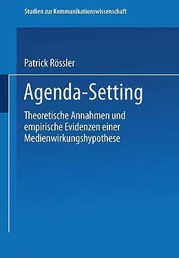 E-Book (pdf) Agenda-Setting von Patrick Rössler