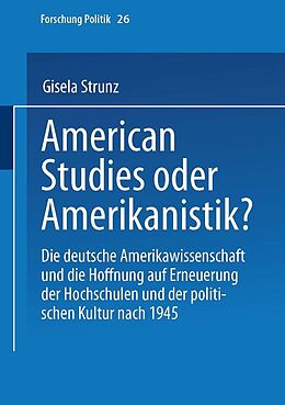 E-Book (pdf) American Studies oder Amerikanistik? von Gisela Strunz