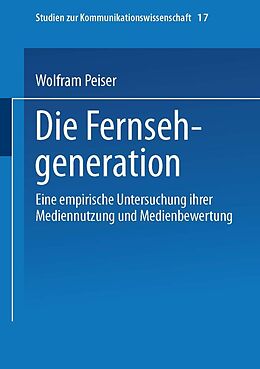 E-Book (pdf) Die Fernsehgeneration von Wolfram Peiser