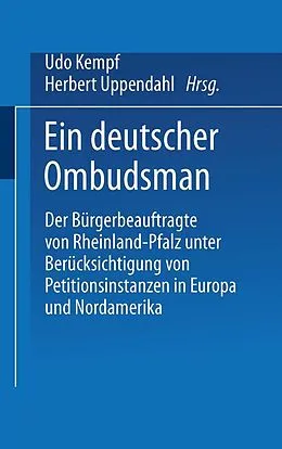 E-Book (pdf) Ein deutscher Ombudsman von 