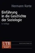 E-Book (pdf) Einführung in die Geschichte der Soziologie von Hermann Korte