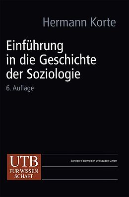E-Book (pdf) Einführung in die Geschichte der Soziologie von Hermann Korte