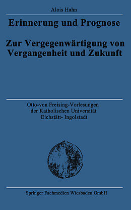 E-Book (pdf) Erinnerung und Prognose von Alois Hahn