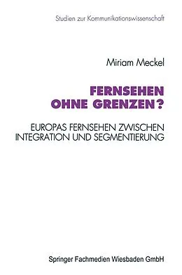 E-Book (pdf) Fernsehen ohne Grenzen? von Miriam Meckel