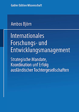 E-Book (pdf) Internationales Forschungs- und Entwicklungsmanagement von Björn Ambos