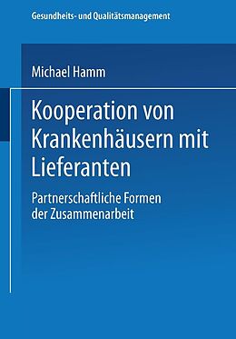 E-Book (pdf) Kooperation von Krankenhäusern mit Lieferanten von Michael Hamm