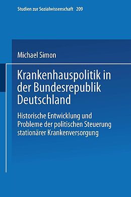 E-Book (pdf) Krankenhauspolitik in der Bundesrepublik Deutschland von Michael Simon