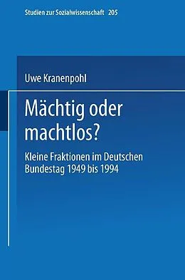E-Book (pdf) Mächtig oder machtlos? von Uwe Kranenpohl