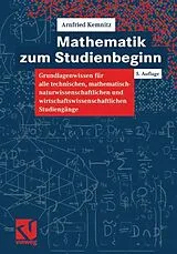 E-Book (pdf) Mathematik zum Studienbeginn von Arnfried Kemnitz