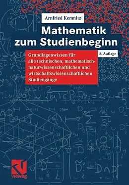E-Book (pdf) Mathematik zum Studienbeginn von Arnfried Kemnitz