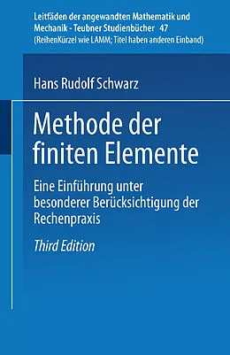 E-Book (pdf) Methode der finiten Elemente von Hans-Rudolf Schwarz
