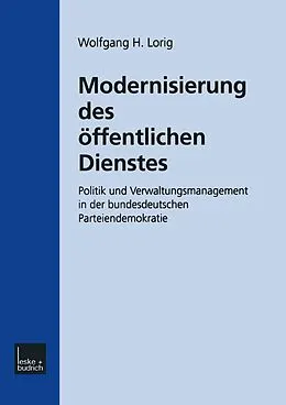 E-Book (pdf) Modernisierung des Öffentlichen Dienstes von Wolfgang H. Lorig