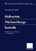 E-Book (pdf) Multivariate Werbewirkungskontrolle von Manfred Schwaiger